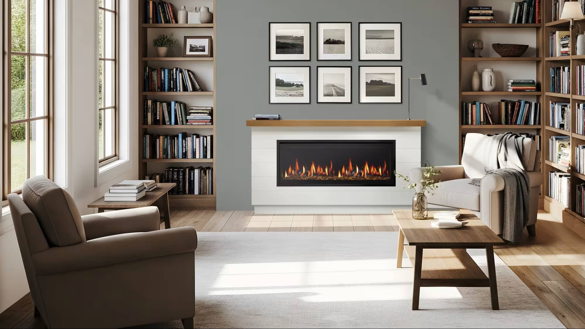 New in Our Showroom: The Allusion Edge Electric Fireplace